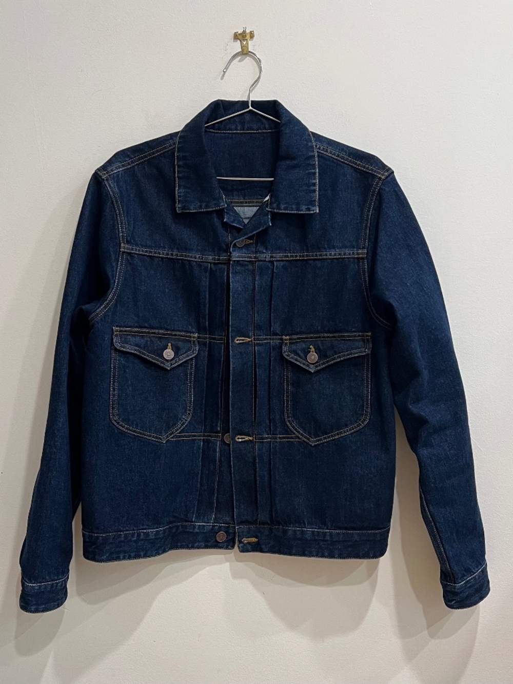 Fortela Men's Dark Indigo Denim Cycle Jacket